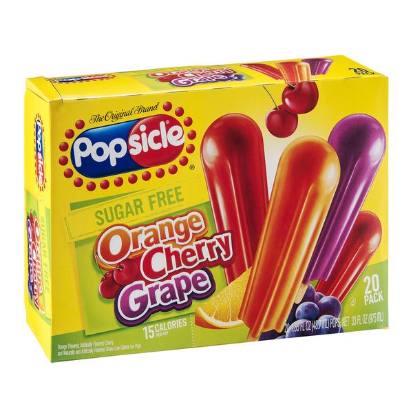 Popsicle Sugar Free Orange, Cherry, Grape 20Pk | Hy-Vee Aisles Online ...