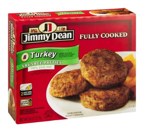 Jimmy Dean Fully Cooked Patties Turkey Sausage 8Ct HyVee Aisles