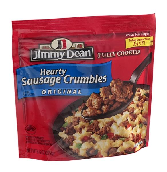 Jimmy Dean Original Pork Sausage Crumbles Hy Vee Aisles Online Grocery Shopping 4456