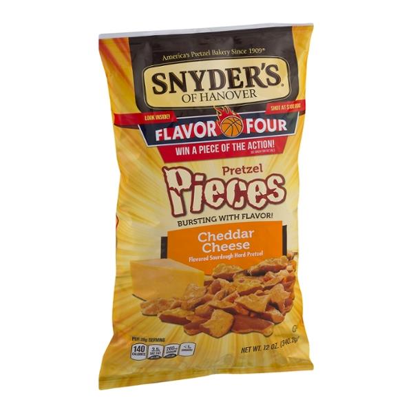 Snyder's of Hanover Cheddar Cheese Pretzel Pieces | Hy-Vee Aisles ...