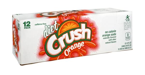 Crush Diet Orange Soda Ingredients