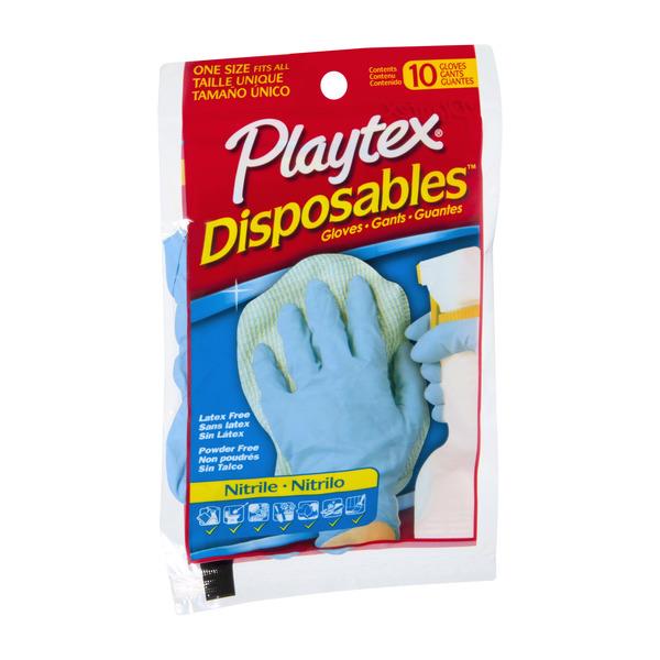 playtex disposable nitrile gloves