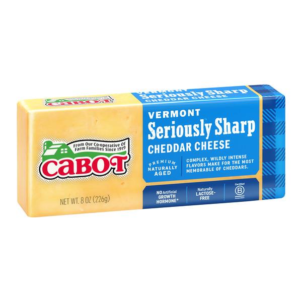 Cabot Seriously Sharp Yellow Cheddar Cheese | Hy-Vee Aisles Online ...