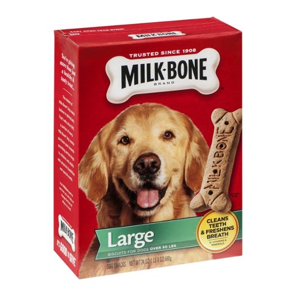 MilkBone Large Biscuits for Dogs over 50 Lbs HyVee Aisles Online