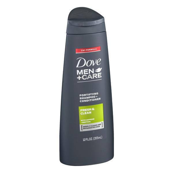 Dove Men Care Fresh Clean 2 In 1 Fortifying Shampoo Conditioner