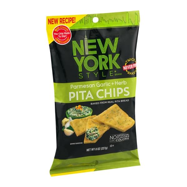 specially selected parmesan garlic & herb pita chips