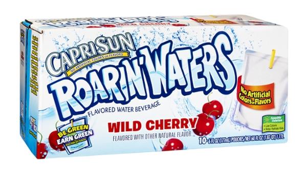 Capri Sun Roarin' Waters Flavored Water Pouches Wild Cherry 10Pk | Hy ...