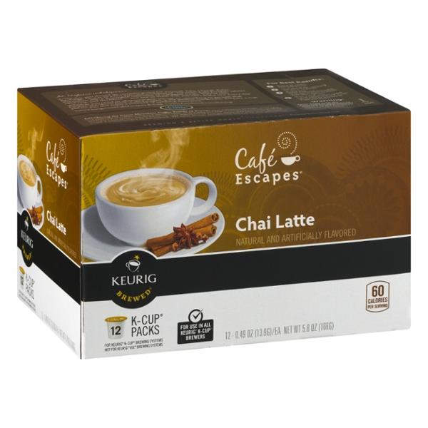 Cafe Escapes Chai Latte KCups HyVee Aisles Online Grocery Shopping