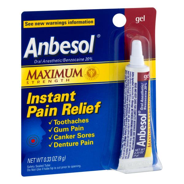 Anbesol Maximum Strength Oral Anesthetic Gel | Hy-Vee Aisles Online ...