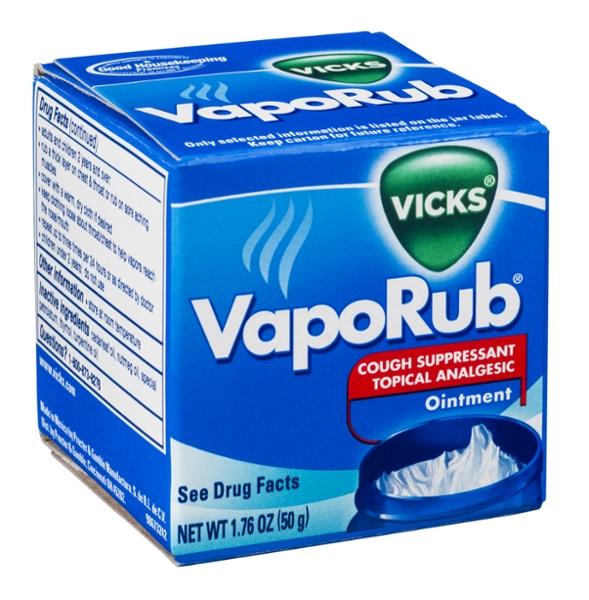 Vicks VapoRub Cough Suppressant Topical Analgesic Ointment | Hy-Vee ...