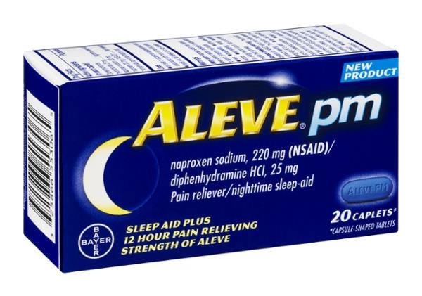 Aleve PM Pain Reliever/Nighttime Sleep-Aid Caplets | Hy-Vee Aisles ...