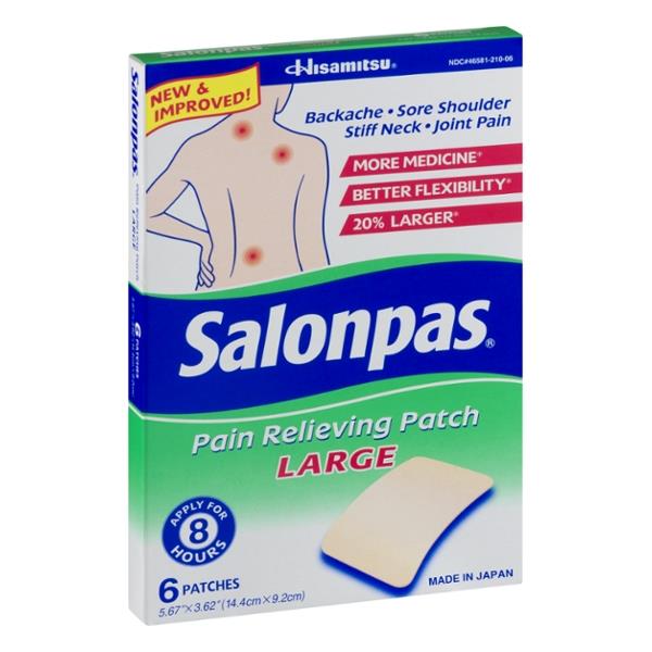 Hisamitsu Salonpas Pain Relieving Patch Large | Hy-Vee Aisles Online ...