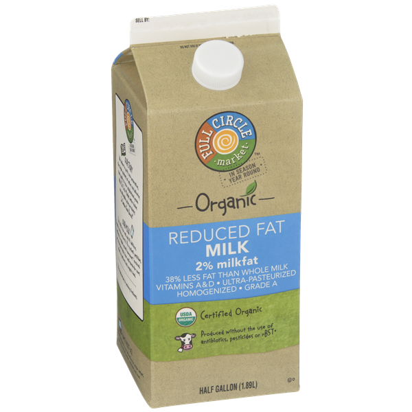 Full Circle Organic Reduced Fat 2% Milk 