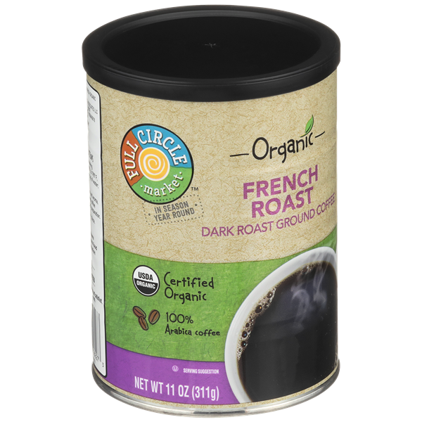 Full Circle Organic Dark Roast Ground Coffee HyVee Aisles Online