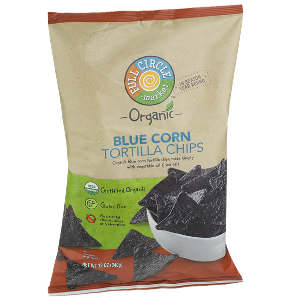 organic blue corn tortilla chips 12oz good & gather ™