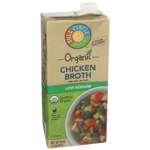 Full Circle Organic Low Sodium Chicken Broth | Hy-Vee Aisles Online ...