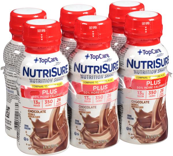 TopCare NutriSure Plus Chocolate Shake 6Pk | Hy-Vee Aisles Online ...