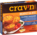 Crav'N Flavor Breakfast Egg Bites Classic Sausage 2-2Pks