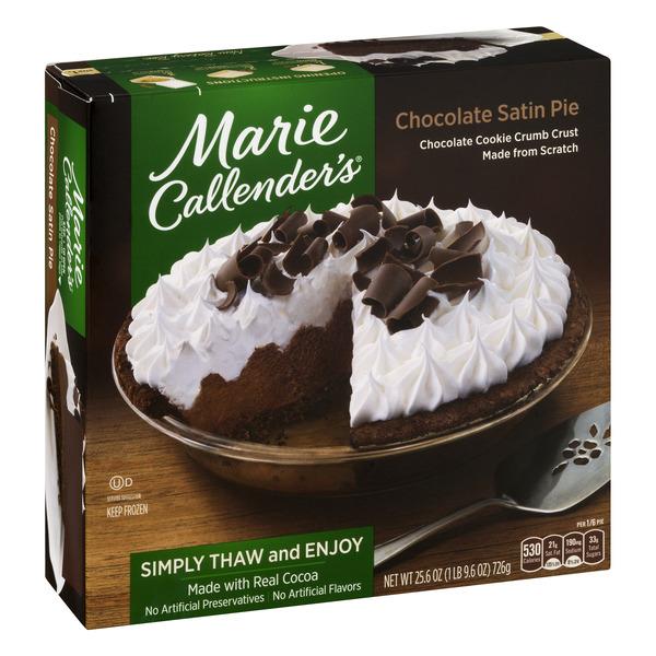 Marie Callender s Chocolate Satin Pie Hy Vee Aisles Online Grocery 