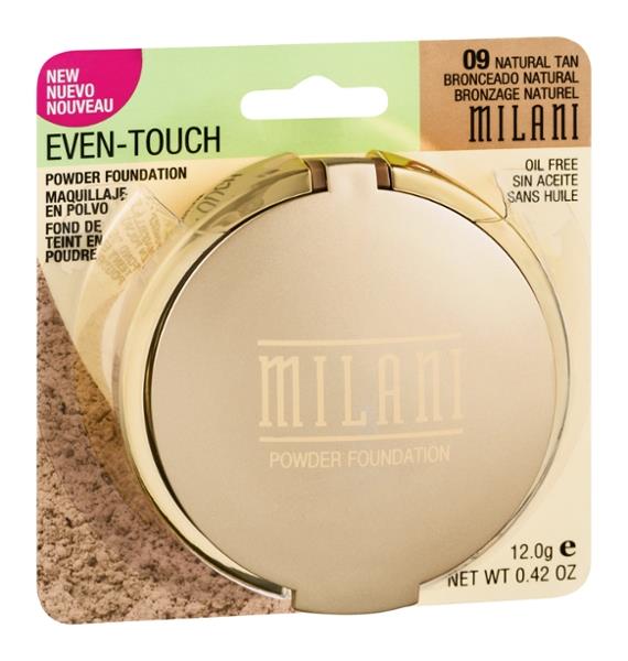 Milani Even-Touch Powder Foundation #09 Natural Tan | Hy-Vee