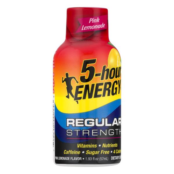 5Hour Energy Dietary Supplement Regular Strength Pink Lemonade Hy