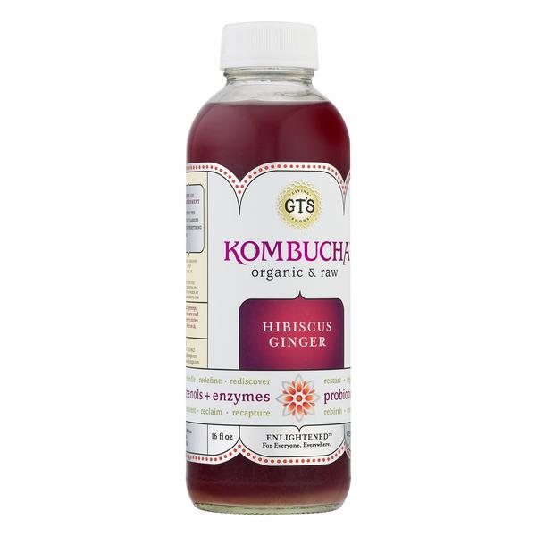 GT's Hibiscus Ginger Kombucha HyVee Aisles Online Grocery Shopping