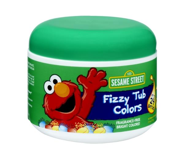 Sesame Street Water Coloring Tablets, Fizzy Tub Colors