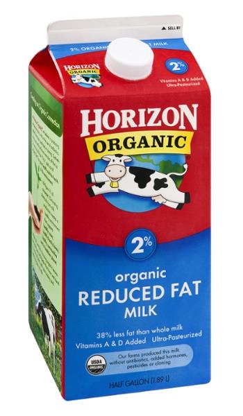 Horizon Organic 2% Reduced Fat Organic Milk | Hy-Vee Aisles Online ...