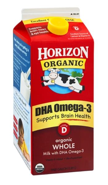 Horizon Organic DHA Omega 3 Vitamin D Whole Milk | Hy-Vee Aisles Online ...