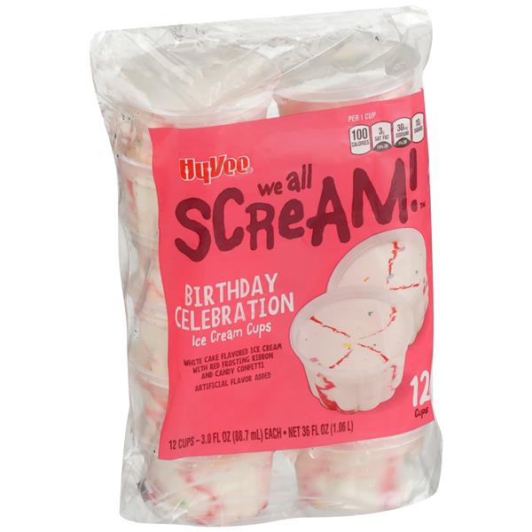HyVee Birthday Bash Ice Cream Cups 123 Fl Oz HyVee Aisles Online