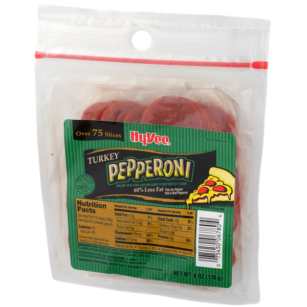HyVee Turkey Pepperoni HyVee Aisles Online Grocery Shopping