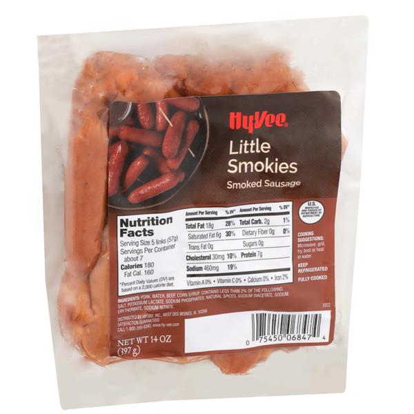 HyVee Little Smokies Smoked Sausage HyVee Aisles Online Grocery