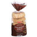 Hy-Vee Pre-Sliced 100% Whole Wheat English Muffins 6 ct Bag