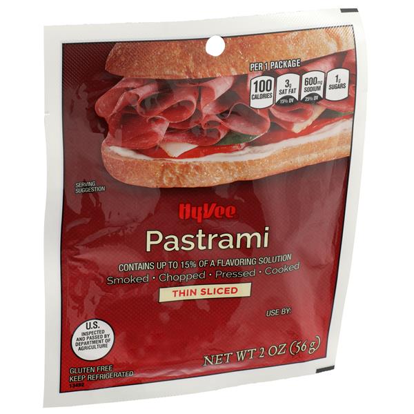 HyVee Thin Sliced Pastrami HyVee Aisles Online Grocery Shopping