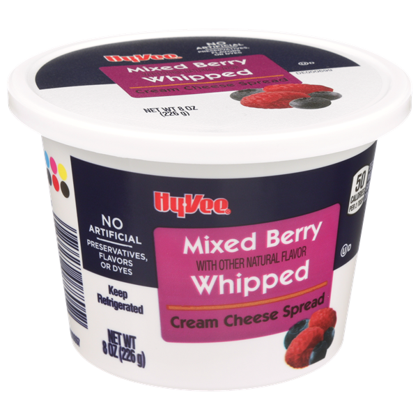 HyVee Mixed Berry Whipped Cream Cheese Spread HyVee Aisles Online Grocery Shopping