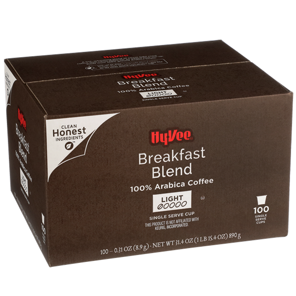 HyVee Breakfast Blend Single Serve Cups 1000.31 oz ea HyVee Aisles