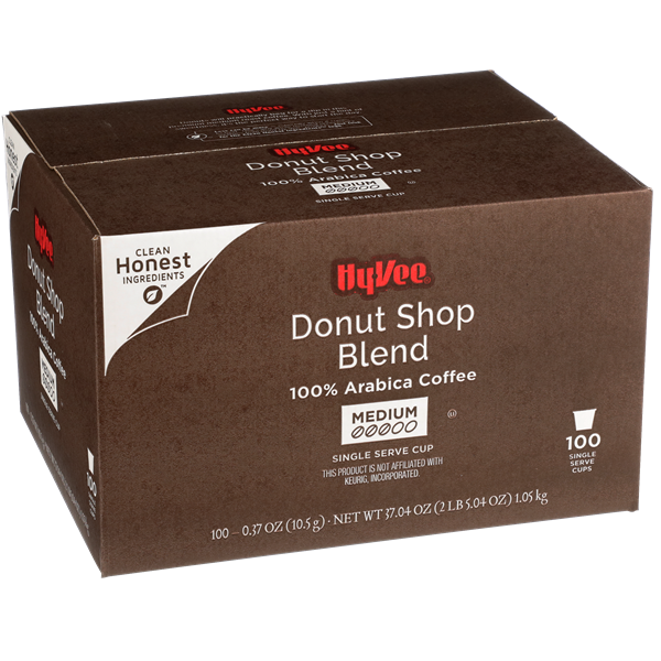 HyVee Donut Shop Blend Single Serve Cup 1000.37 oz ea. HyVee