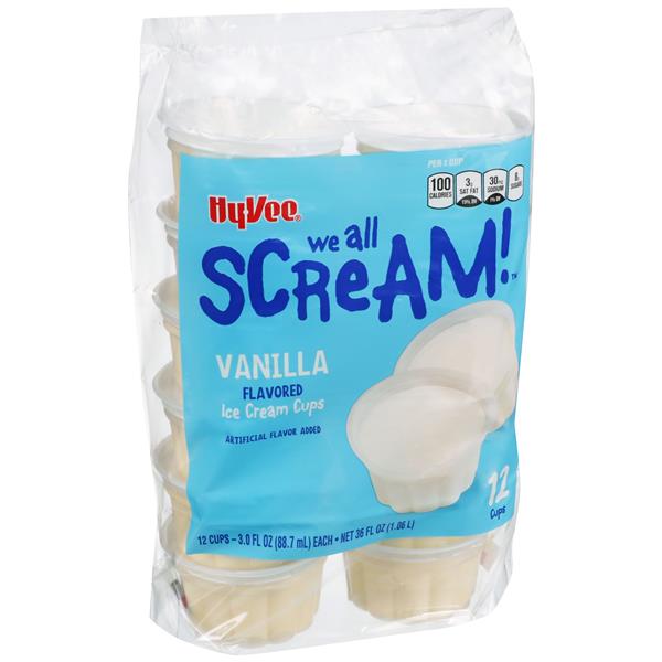 HyVee Vanilla Ice Cream Cups 123 Fl Oz HyVee Aisles Online Grocery Shopping