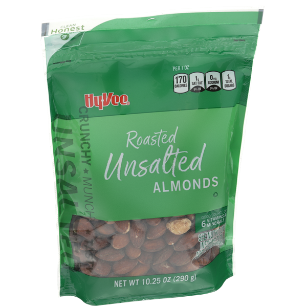 HyVee Roasted Unsalted Almonds HyVee Aisles Online Grocery Shopping