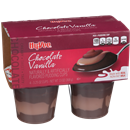 Hy-Vee Chocolate Vanilla Pudding 4-3.25 oz Cups