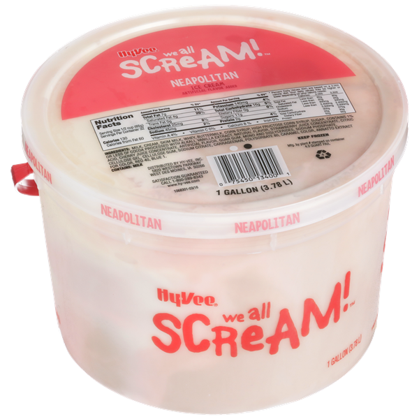 HyVee We All Scream! Neopolitan Ice Cream HyVee Aisles Online Grocery Shopping