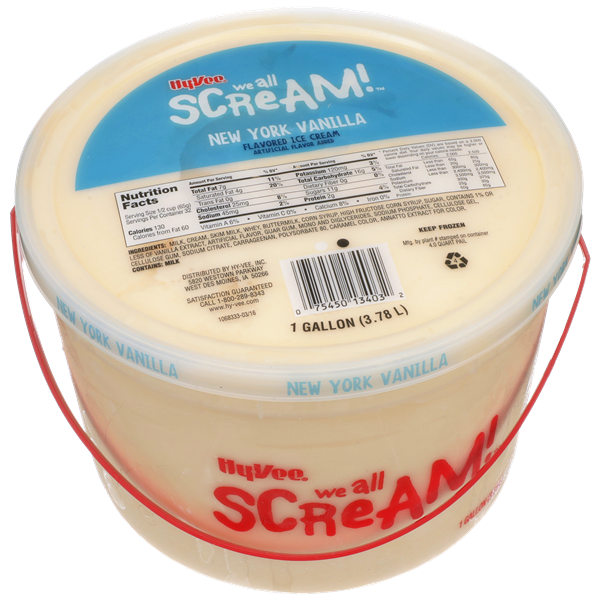 Hy-Vee We All Scream! New York Vanilla Ice Cream | Hy-Vee Aisles Online ...