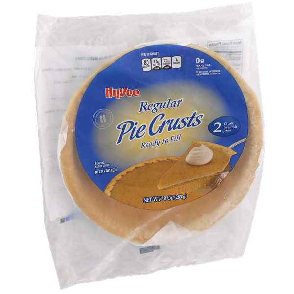 HyVee Regular Pie Crusts 2Ct HyVee Aisles Online Grocery Shopping