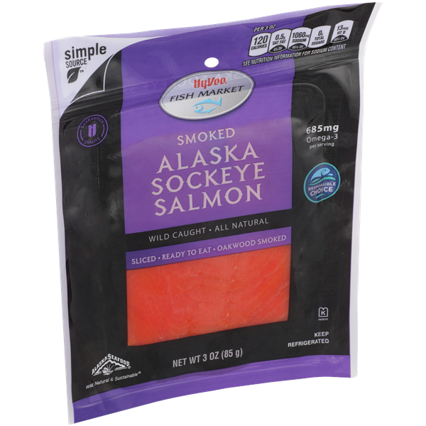 HyVee Fish Market Smoked Alaska Sockeye Salmon HyVee Aisles Online