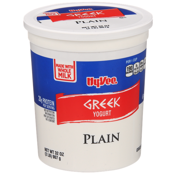 HyVee Plain Greek Yogurt HyVee Aisles Online Grocery Shopping