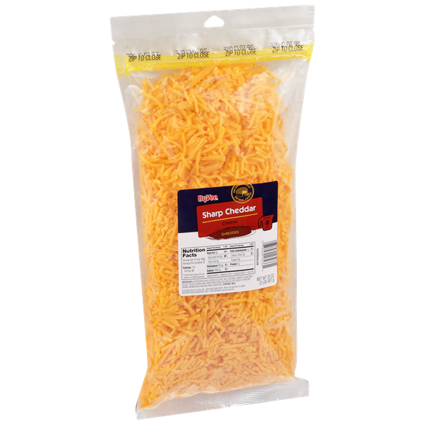 Hy-Vee Shredded Sharp Cheddar Cheese | Hy-Vee Aisles Online Grocery ...