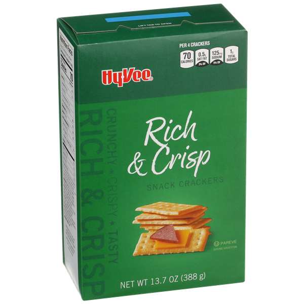 HyVee Rich & Crisp Snack Crackers HyVee Aisles Online Grocery Shopping