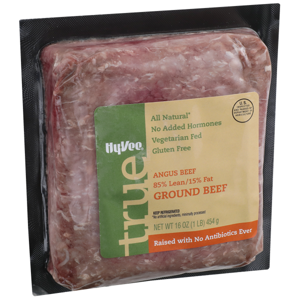 HyVee True Angus Ground Beef 85 Lean HyVee Aisles Online Grocery