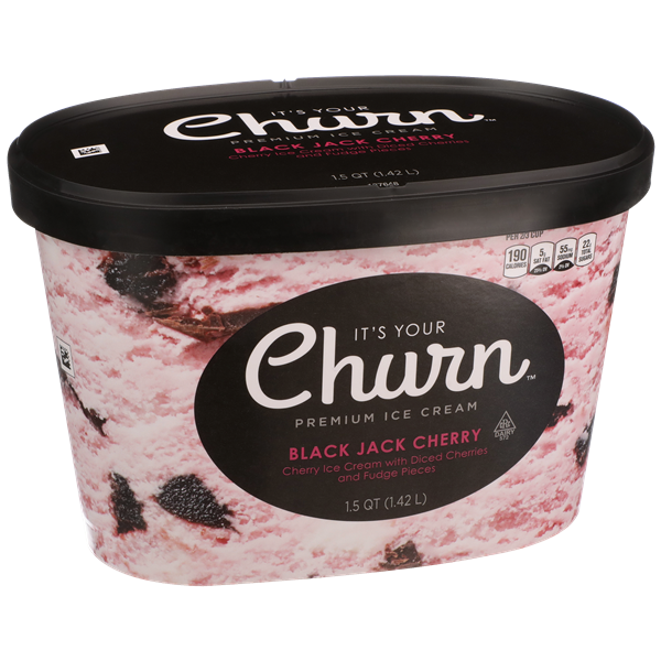 It's Your Churn Black Jack Cherry Ice Cream | Hy-Vee Aisles Online ...