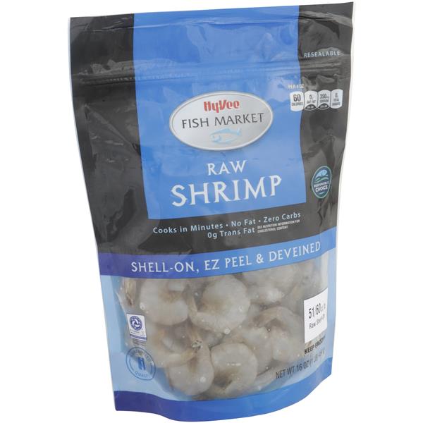 HyVee Fish Market Raw Shrimp 5160 Count Raw ShellOn HyVee Aisles